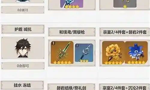 雨收云阵容搭配