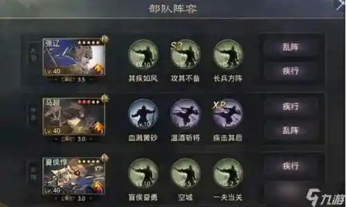 马超各种阵容搭配图片