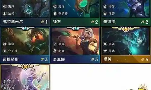 娜美阵容搭配图解大全