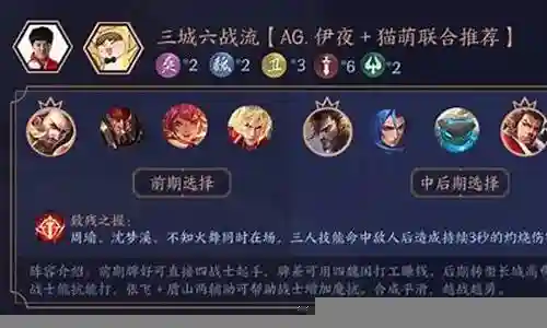王者联机阵容搭配推荐