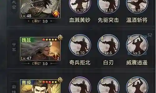 官亥阵容搭配率土之滨