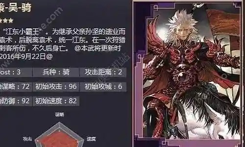孙策率土之滨阵容搭配