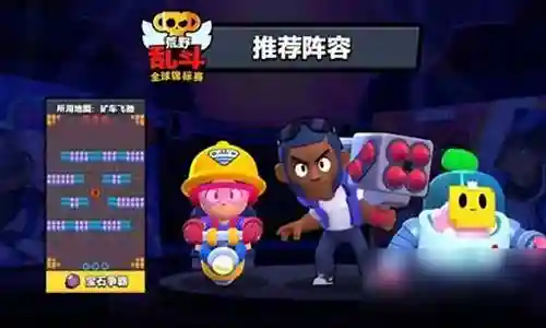荒野乱斗金库阵容搭配