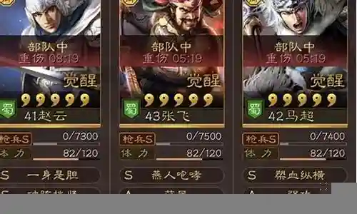 马超赵云最强阵容搭配图片