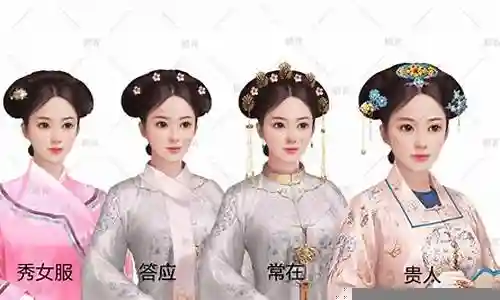 清宫妃子的阵容搭配