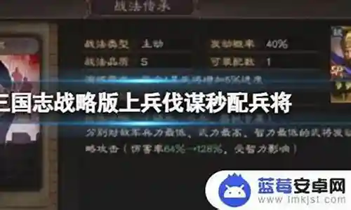 上兵伐谋阵容