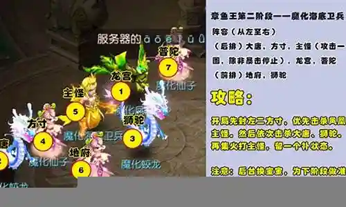 章鱼王打法阵容搭配图