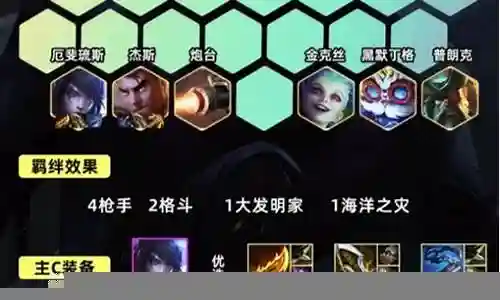 金铲铲6龙王阵容搭配