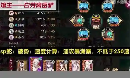 馆主的阵容