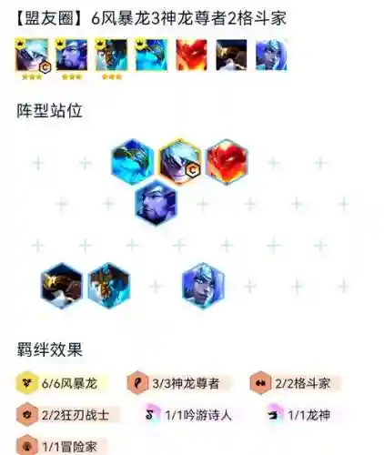风暴神龙阵容插图