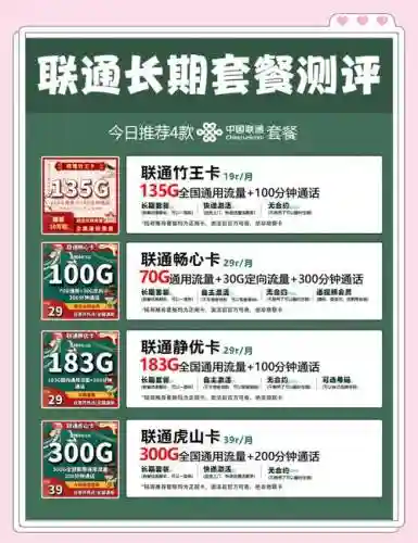北京联通套餐攻略