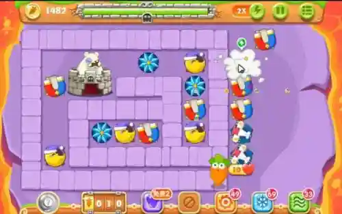 萝卜游戏2第99关攻略