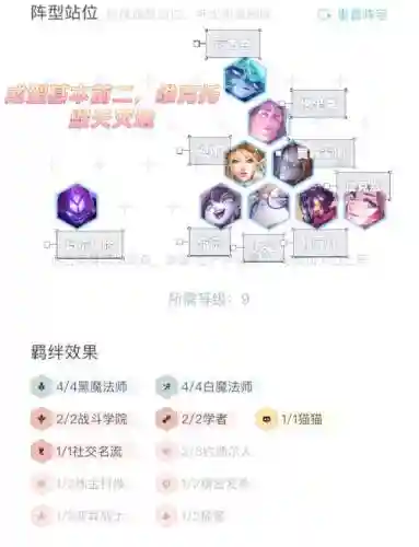 黑白法师阵容