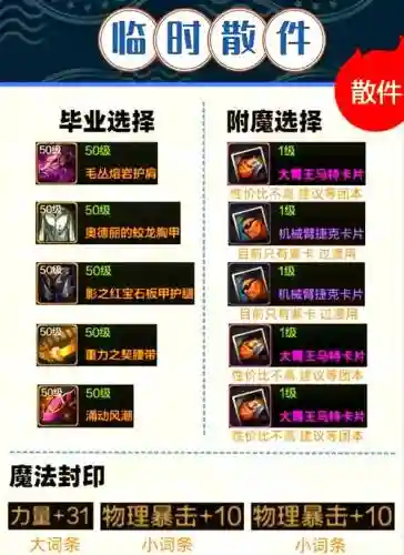 地下城平民大枪装备选择