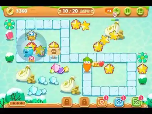 第119关保卫萝卜2攻略水晶萝卜攻略视频