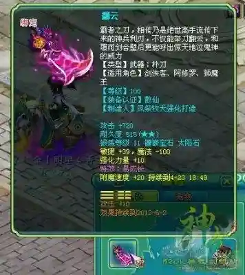 神武2刷100级的装备插图