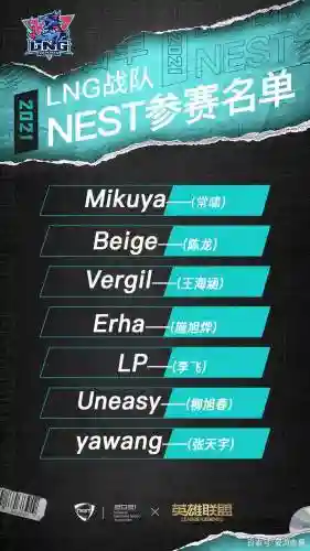 nest战队阵容