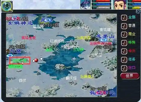 梦幻西游北俱芦洲变异妖常出现地点插图