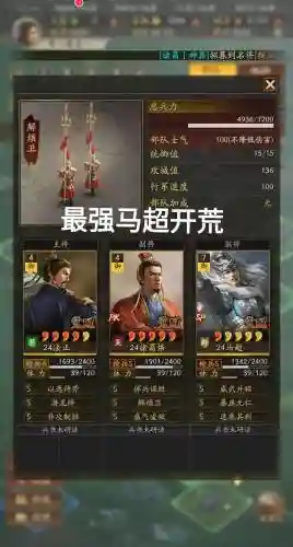 马超阵容开荒插图