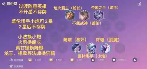 炮台什么阵容