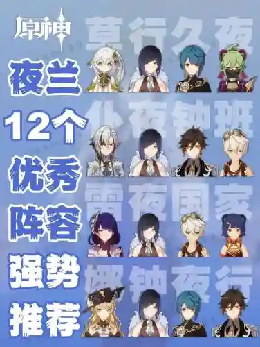 夜阑火系阵容插图