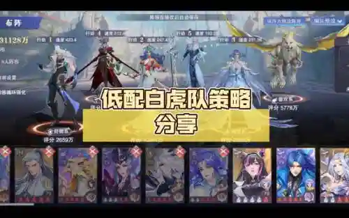 白虎队阵容搭配插图