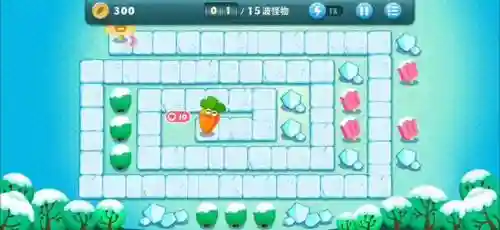 保卫萝卜1冬季7攻略图解_1