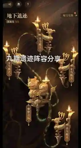 遗迹遗址阵容