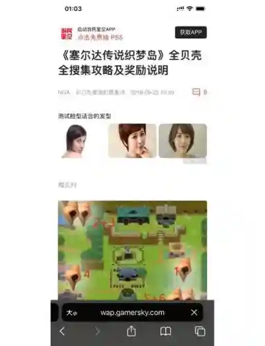 看攻略的网页版插图