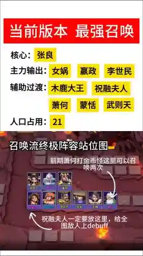 单挑天尊阵容