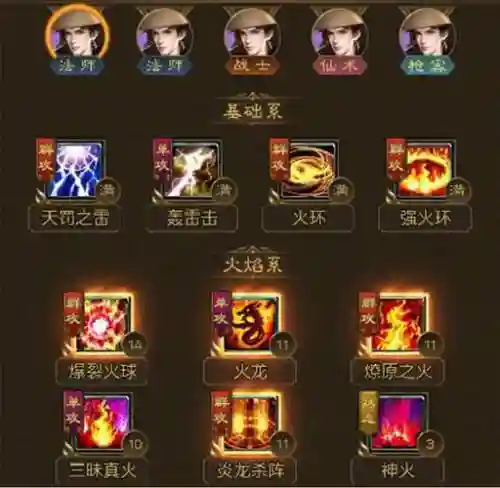 火焰法师阵容插图