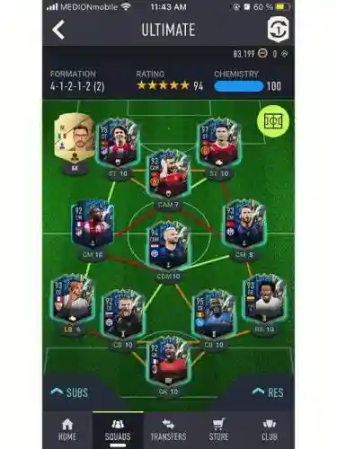 fifa自动阵容