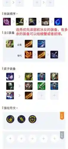 剑圣新版本出装阵容搭配