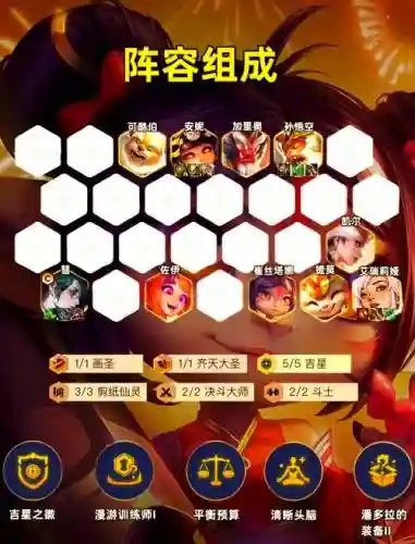 金币阵容搭配