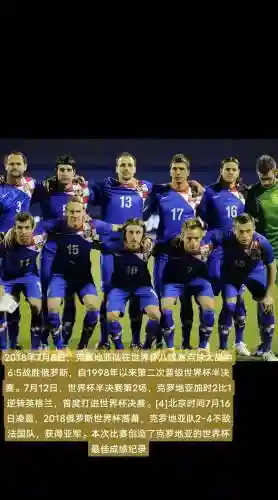 克罗地亚阵容队形