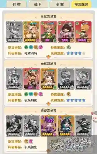 核心猫阵容搭配_1