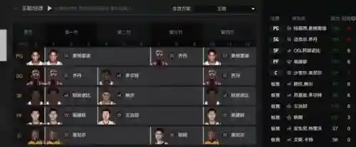 王朝联防阵容搭配