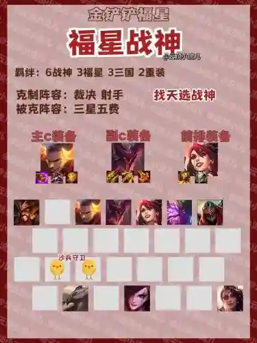 新版福星阵容搭配