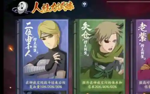 火影手游由木人阵容搭配_1插图