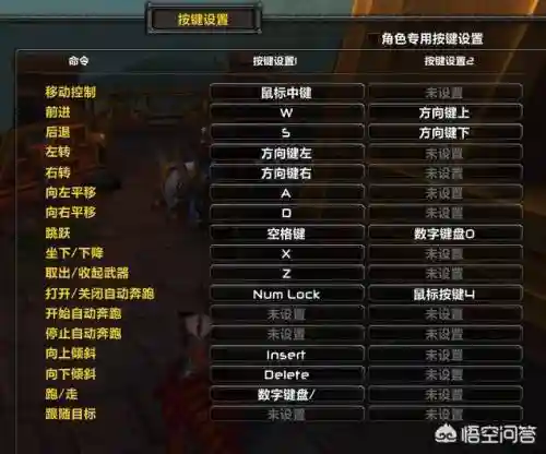 怎么修改魔兽技能键位