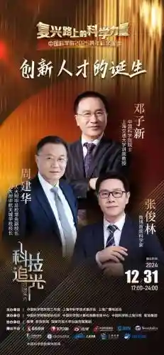 中科院跨年演讲阵容搭配