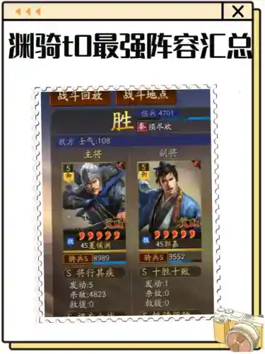 最佳骑手阵容搭配