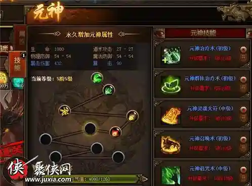 贪玩传世技能排序插图