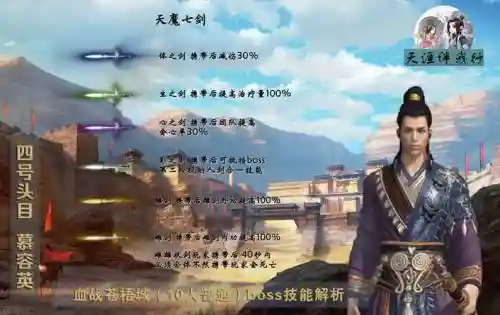天刀慕容英技能机制插图