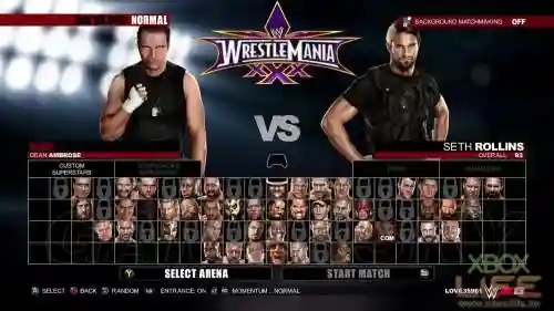 wwe2k15键盘组合技能_1