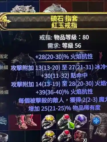 流放之路吃技能的戒指插图
