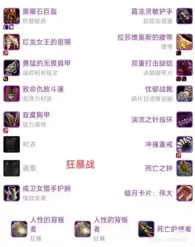 3.35战士装备选择插图