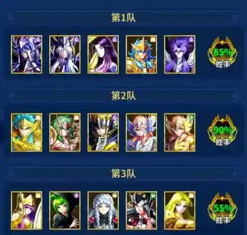 圣斗士星矢古代阵容搭配插图