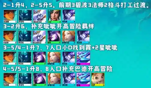 碧波阵容搭配7.5_1