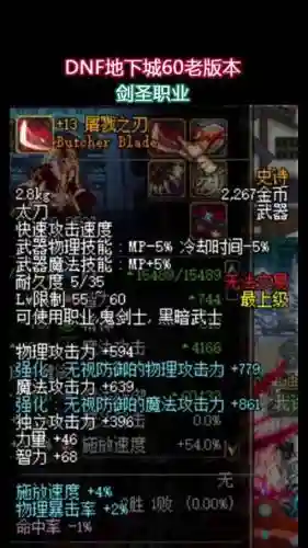 60版本的dnf武器装备插图